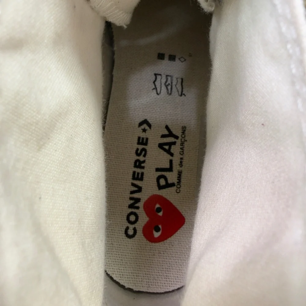 Converse Comme des Garcons PLAY Chuck 70 High Top Olive Green Size Mens 8 W 10 - Picture 11 of 11